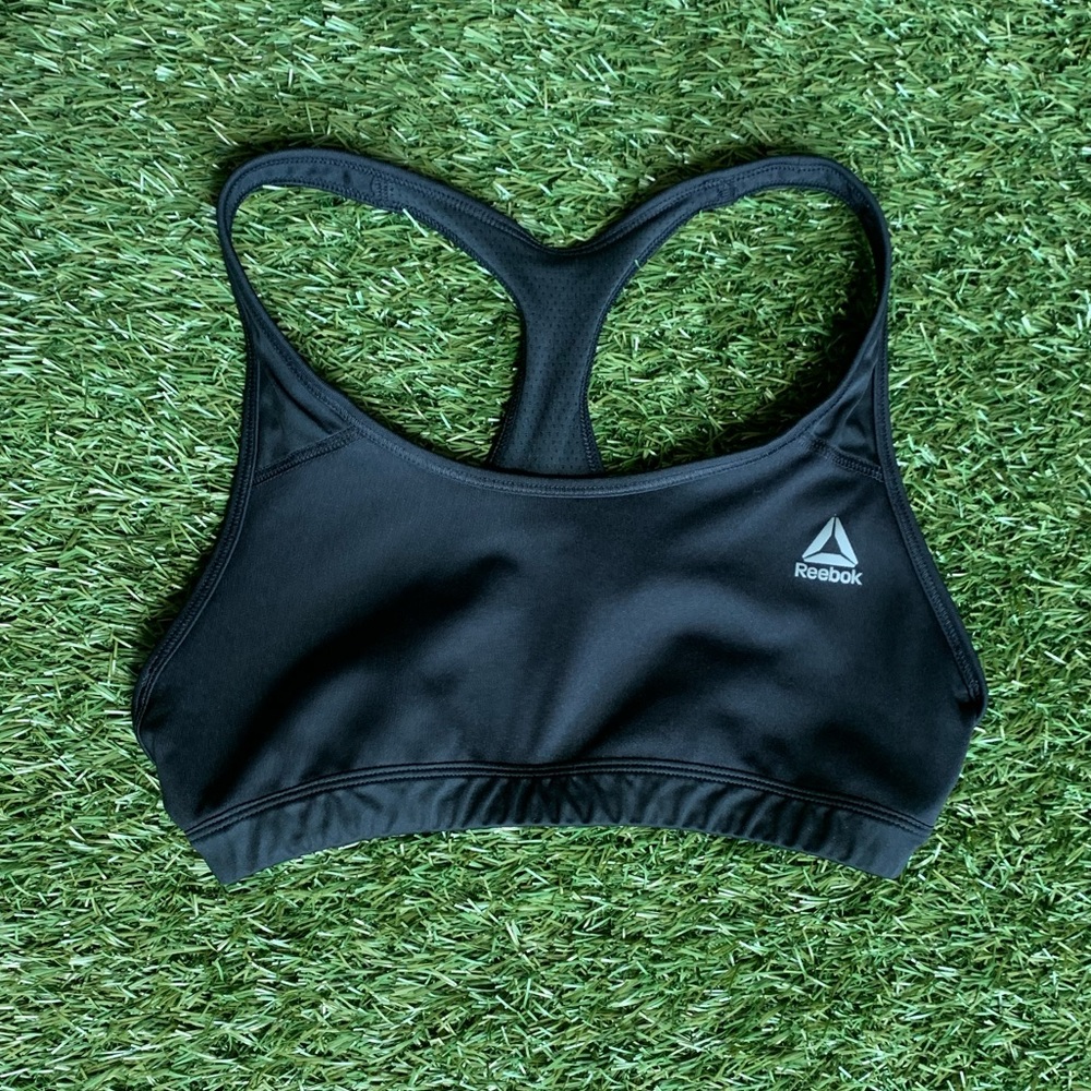 Black Reebok Sports bra SMALL